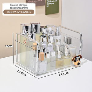 Trung Quốc Sức Mạnh Nhà Máy Tùy Chỉnh Lưu Trữ Vật Nuôi Tủ Ngăn Kéo Trong Suốt Nhỏ Stackable Lưu Trữ Máy Tính Để Bàn Hộp Với Xử Lý - Product Image 6