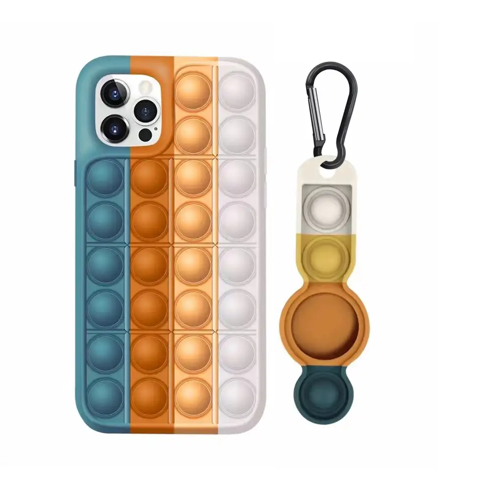 โทรศัพท์มือถืออุปกรณ์เสริมโทรศัพท์มือถือกรณี Fidget ของเล่นของเล่น Push It Bubbles เคสโทรศัพท์สำหรับ iPhone 12สำหรับ Air หมวดหมู่ซิลิโคนชุด