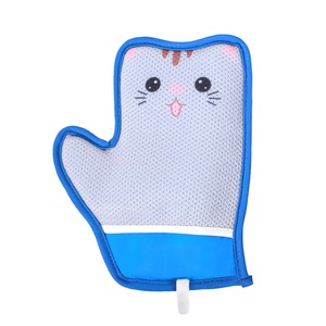 Gants de toilettage pour animaux Hartley, en tissu maillé double face, outil de nettoyage pour chats - Product Image 3