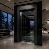 Ascenseur à traction sans engrenages pour immeuble résidentiel, 800 kg, 6 étages, MRL (ascenseur sans machine en salle)