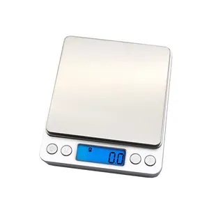 جديد 500/0.01g 3000g/0.1g LCD المحمولة البسيطة الإلكترونية موازين رقمية جيب حالة البريدية المطبخ مجوهرات مقياس الوزن الرصيد