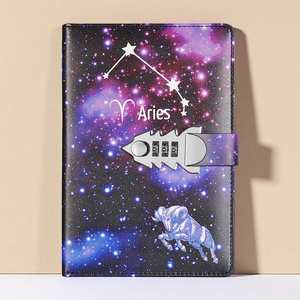 Wholesale Luxury Business Notebook Set Saddle Stitching PP Cover Combination Lock Custom Logo Personalized Corporate Gift Items - Product Image 3