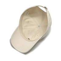 Gorra de Béisbol Beige al por Mayor con Bordado, 6 Paneles, Transpirable, Ajustable, Color Sólido, Logotipo Personalizado, Gorra de Béisbol en Blanco