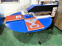 Machines de presse à chaud pneumatiques automatiques à carrousel rotatif 40 50 cm 4 stations