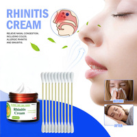 Crème de traitement de la rhinite entièrement naturelle de haute qualité - Soulage la sinusite chronique, les démangeaisons des narines, les éternuements, les irritations nasales - Utilisation corporelle