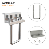 UISOLAR Collier de fixation rapide pour panneau solaire, Collier d'extrémité réglable pour panneau solaire, Colliers d'extrémité à écrou pour panneau encadré