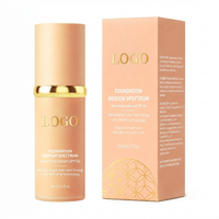 Fond de Teint Liquide Magique 4-en-1 Changeant de Couleur, Blanchissant, Couvrance Totale, Imperméable, Hydratant, Longue Tenue, Non-Cakey, Faible MOQ