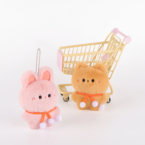 <span class=keywords><strong>Carotte</strong></span> lapin doux et mignon peluche poupée pendentif parfait sac compagnon pour filles porte-clés jouets accessoire - Product Image 4