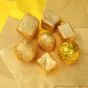 Oem/ODM bán buôn tráng cấp thực phẩm dùng một lần nhôm lá vuông sô cô la Kẹo giấy gói CuộN mô hình tùy chỉnh màu sắc cho thực phẩm - Product Image 5