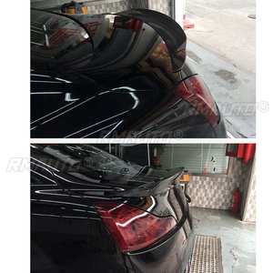 สปอยเลอร์ฝากระโปรงท้ายรถยนต์ สำหรับ INFINITI G37 2 ประตู ปี 2008-2013 สีดำเงา แบบ High Kick - Product Image 6