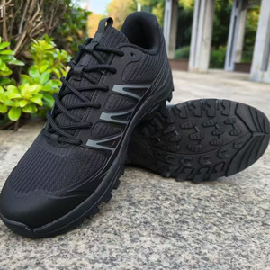 Zapatos de Senderismo Laozuo para Hombre, Negros, Antideslizantes, Transpirables, de Tacón Bajo, para Trekking y Deportes al Aire Libre, Estilo Otoñal - Product Image 2