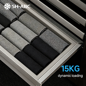 Hochwertige Kleideraufbewahrung in Verschiedenen Größen Plastik-Aufbewahrungskorb Multifunktionale Organizer-Boxen Mit Griffen und Deckel - Product Image 1