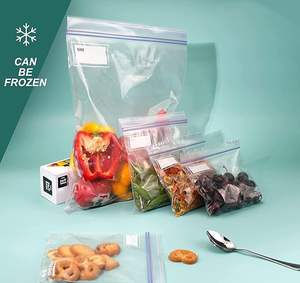 <b>Storage</b> <b>Bags</b> Strong Double Zipper Seal 50 Count 2.5 Mil Thick Microwave-Safe BPA-Free Drawer Friendly 2 Box of 25 - Product Image 2