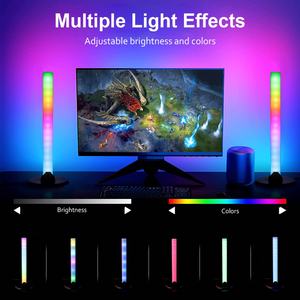 Lámpara de Ambiente RGB para Escritorio, Control por Aplicación, Decoración para TV y Computadora, Luz LED con Control de Sonido RGB, Sensor de Movimiento, Luz Interior - Product Image 2