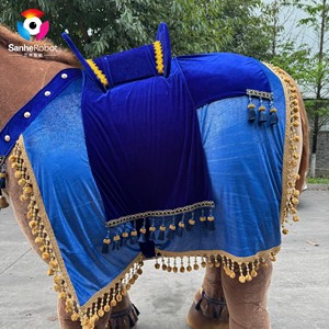 Disfraz de Caballo de Pantomima para Teatro de 2.4m, Realista, para 2 Personas, Accesorio para Representaciones Escénicas, Traje de Caballo Marrón Realista - Product Image 5