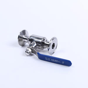 Válvulas de Bola Sanitarias de Acero Inoxidable 304 316L de Conexión Rápida, Grado Alimenticio, Tipo Abrazadera de Apertura Rápida y Paso Directo - Product Image 2