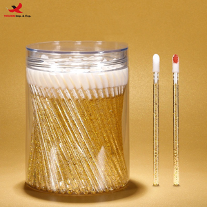 Pincel Aplicador de Labios Desechable de Nylon, Cepillo Exfoliante para Brillo Labial con Varillas de Algodón, Herramienta para Lápiz Labial GZ RTS, Pedido Mixto al por Mayor - Product Image 2