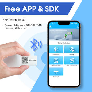 Baliza Bluetooth Desechable Programable Ultrafina para Rastreo de Activos, <span class=keywords><strong>Medicamentos</strong></span>, Mercancías Peligrosas, Sensor Localizador iBeacon - Product Image 5