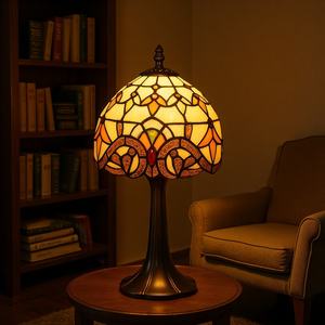 European <b>Retro</b> Style Baroque <b>Decorative</b> Table Lamp Creative Luxury ABS Body with AC Power Supply for Offices and Bedrooms - Product Image 3