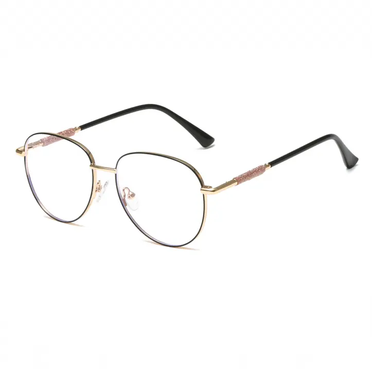 New Style Vogue Exquisite Optical Glasses Metal Optical Frame Formulate Glasses For Myopia For Women