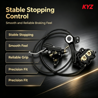 Kit de conversion d'étrier de frein arrière en aluminium CNC Surron Light Bee Ultra Bee Talaria MX4 XXX KYZ, haute performance, amélioration tout-terrain