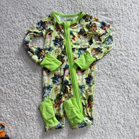 Pyjamas en bambou pour nouveau-nés et tout-petits, combinaisons à fermeture éclair en tissu de bambou pour bébés, vente en gros