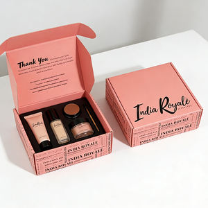 Cajas de Regalo de Embalaje de Cartón Corrugado Plegables con Logotipo Personalizado para Envío de Cosméticos - Product Image 1