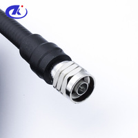 KABEL JUMPER COAXIAL SUPERFLEX 1/2 Inci Konduktor Tembaga 50ohm IP67 Tahan Air DIN MALE ke N MALE 5m