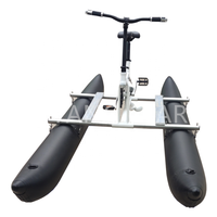 2025 nouveau bateau à pédales de vélos d'eau de ponton gonflable en vente facile à démonter et à installer