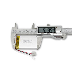 แบตเตอรี่ลิเธียมโพลิเมอร์ DTP 500mAh <span class=keywords><strong>3</strong></span>.7V จากโรงงานโดยตรง - Product Image 6