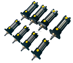 Vendita Diretta di Cilindri Idraulici a Media e Alta Pressione, Cilindri Idraulici con Piastra Frontale Installata - Product Image 2