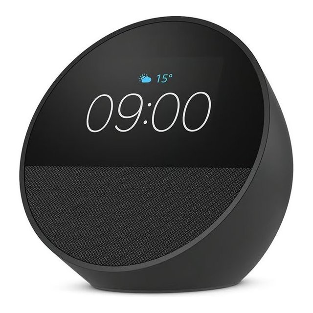 For Alexa Voice Assistant ECHO SPOT 2024 Black LCD HDTV LED with /WiFi/Matter Connectivity <10" Screen B0C2S2J7JP
