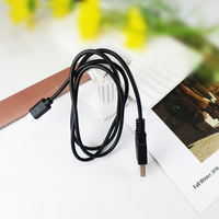 Câble de charge USB Type-C vers USB-A personnalisé enroulé de 1 m/2 m avec transfert de données, construction en nylon et métal, couleur blanche personnalisable