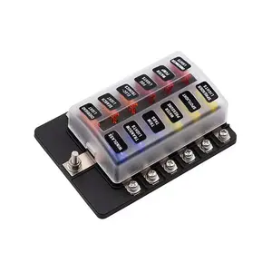 12 Way Screw- Style Fuse Block with LED