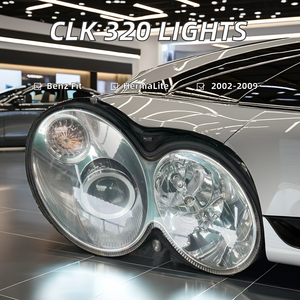 Nouveau CLK200 CLK280 <span class=keywords><strong>CLK240</strong></span> feux diurnes 6000K température de couleur hernie phare pour Mercedes Benz CLK <span class=keywords><strong>W209</strong></span> D2S ampoule nouveau - Product Image 3