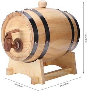 Rovere Barre vino Brandy Whisky barile barile secchio contenitore con rubinetto conservazione domestica vinificazione uso della birra - Product Image 4