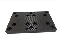 OEM 3K Twill Matte Feuille de carbone ignifugée Toit Plaques de carbone Acier inoxydable Fil d'usinage CNC EDM