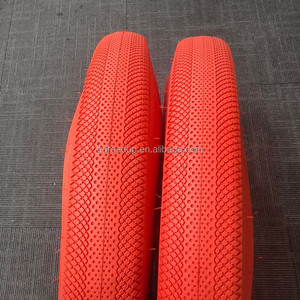 Ruote <span class=keywords><strong>e</strong></span> Pneumatici per Bicicletta Mountain Bike di Qualità Superiore BMX <span class=keywords><strong>E</strong></span>-Bike Colore Personalizzabile Pneumatici Fat 20X4.0 26x4.0 Rossi - Product Image 5