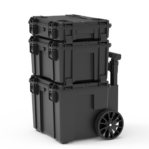 INCHOI CASES Nouveauté Boîtes à outils empilables avec roulettes Cajas De Herramientas Boîtes de rangement étanches pour outils - Product Image 1