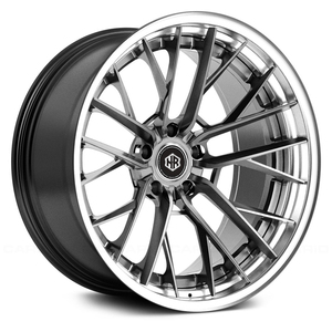 Nuevas llantas deportivas HRW FORGED de 19 pulgadas para autos de carreras y pasajeros, llantas de aluminio forjado con diseño de plato profundo de fibra de carbono, 8J 100 mm 25-40 mm - Product Image 3