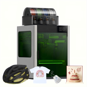 Imprimante 3D H2D Laser Full 10W à double buse, multi-matériaux, rapide 600mm/s, en aluminium, nouvelle, avec découpeuse automatique de PLA et vinyle, graveur, stylo de dessin - Product Image 1