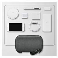 Mutispandex EVA Grey Accessoires électroniques Organisateur Étui rigide pour appareils photo numériques Cartes SD Chargeurs Disques durs