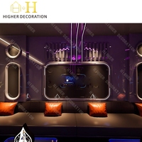 Ensemble de meubles de bar à chicha moderne pour discothèque, ensemble de canapés pour salon VIP, meubles de luxe pour boîte de nuit