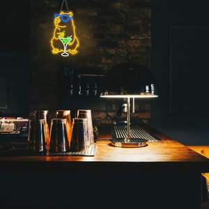 Enseigne néon Capybara Cocktail, lumière LED USB. Idéal pour la chambre à coucher, la chambre <span class=keywords><strong>de</strong></span> bébé, la cave des hommes, le bar et la décoration <span class=keywords><strong>de</strong></span> fête. - Product Image 5