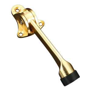 Butée de porte en alliage d'aluminium à fixation murale, rétractable, actionnée au pied, anti-collision, design minimaliste - Product Image 3