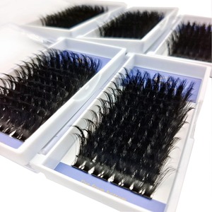 Extensions de cils en grappe faites à la main DIY, 8 mm, 25 mm, 0,05 mm, cheveux synthétiques, volume naturel - Product Image 5