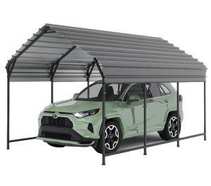 Abri d'auto extérieur en métal Danlong avec base renforcée Abri <span class=keywords><strong>de</strong></span> voiture galvanisé pour pick-up, bateau, voiture et tracteurs - Product Image 1