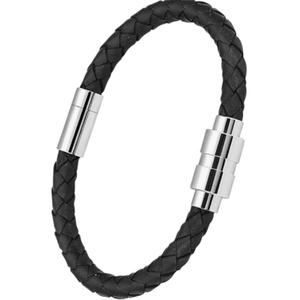 Bracelet cylindrique en cuir véritable pour cendres d'animaux de compagnie, urne funéraire, porte-cendres, bijou commémoratif <span class=keywords><strong>réglable</strong></span> pour chat et chien, personnalisable - Product Image 1