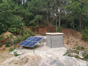 Bomba de agua solar sumergible de pozo profundo de alta velocidad 4000rmp 3 pulgadas DC 72V 750W 1HP Máx. caudal 4, 8m3/H Máx. elevador de cabeza 310 pies - Product Image 2