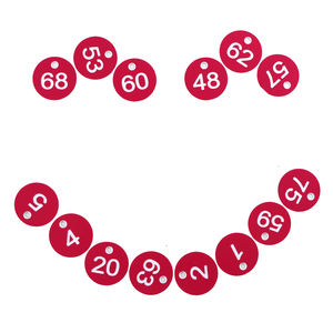 8 видов цветов с круглыми цифрами, 3,5 см - Product Image 6